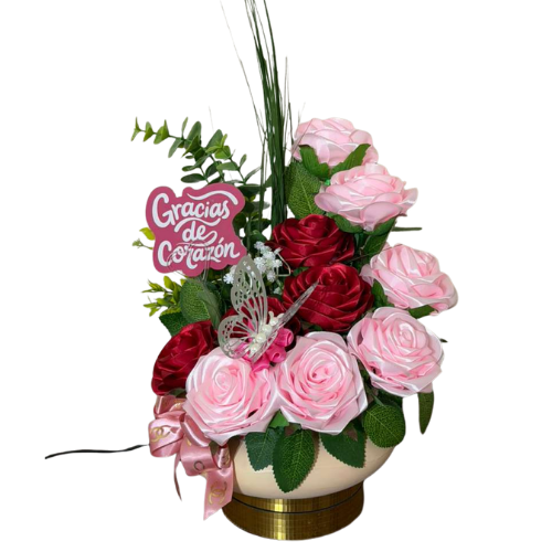 Eternal Rose Arrangement “Thank You from the Heart”
